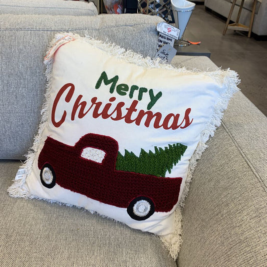Red Truck Pillow