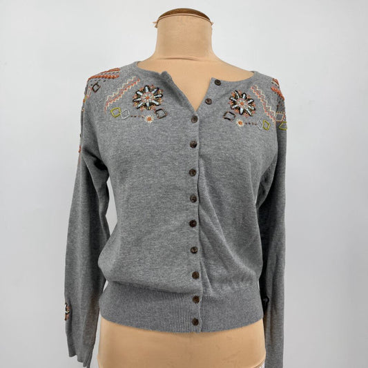 Sundance L/s Beaded Cardigan