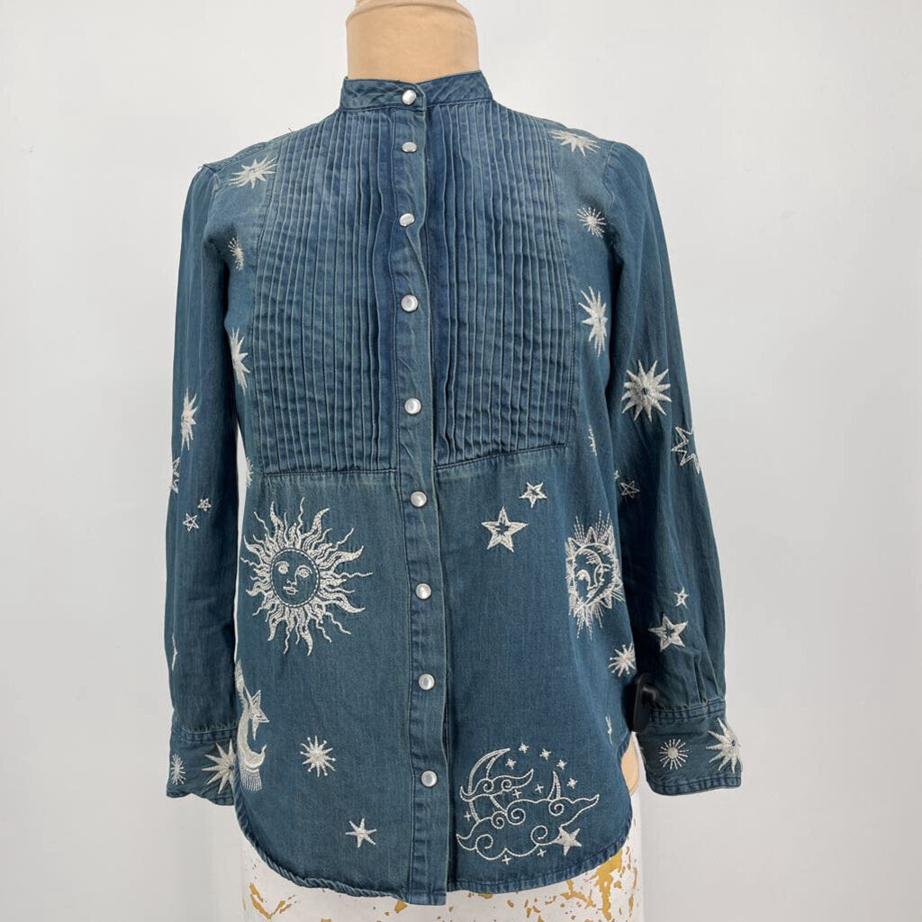 Johnny Was L/s Floral Shirt