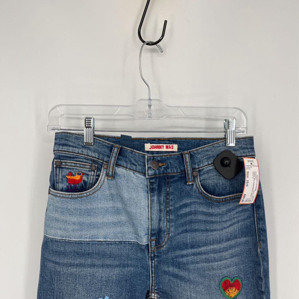 Johnny Was Embroidered Jeans