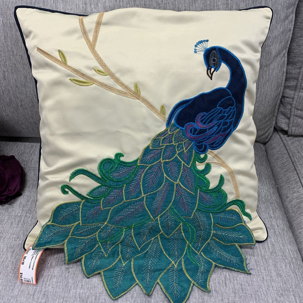 Peacock Pillow