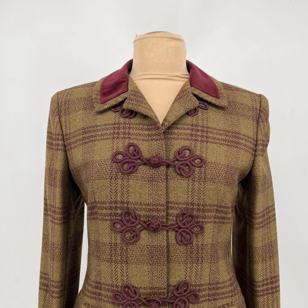 Jones NY Wool Plaid Jacket