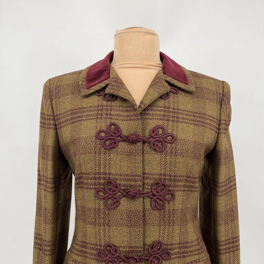 Jones NY Wool Plaid Jacket