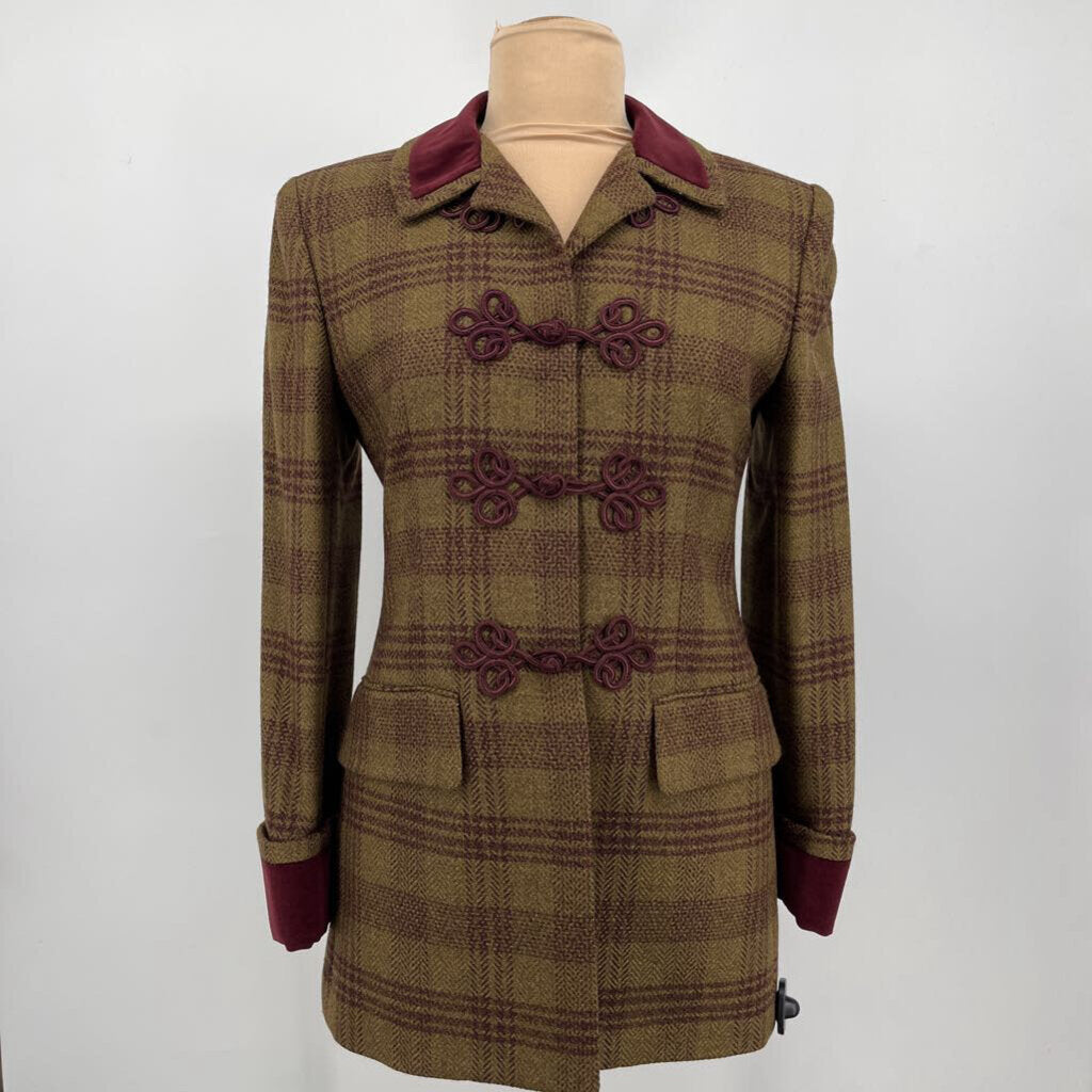 Jones NY Wool Plaid Jacket