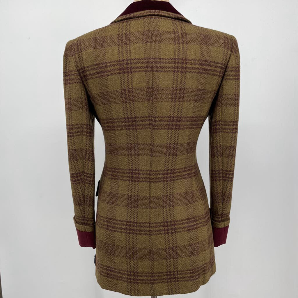 Jones NY Wool Plaid Jacket