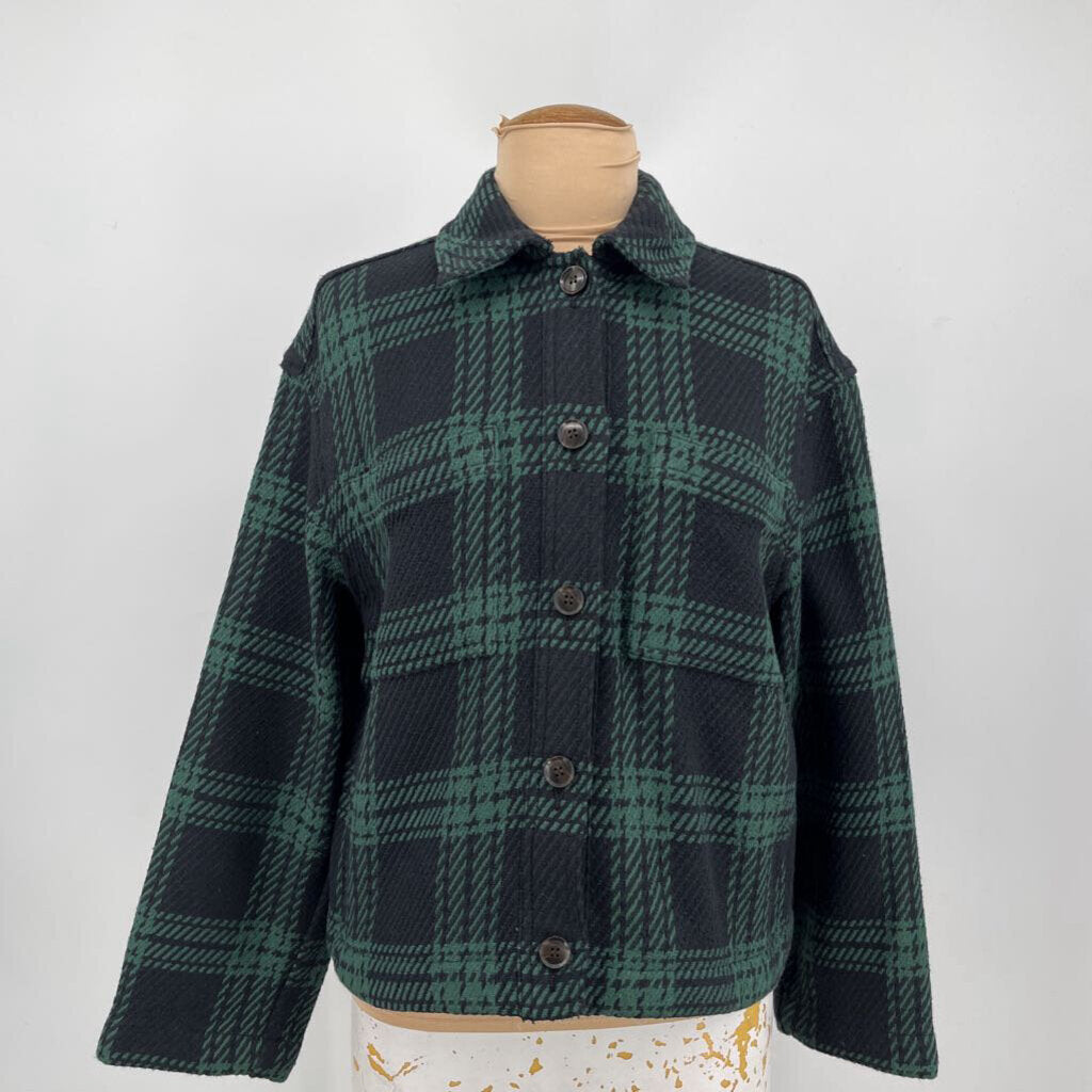 Madewell plaid boxy Jacket