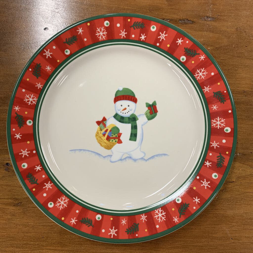 Longaberger Holiday Snack Plates