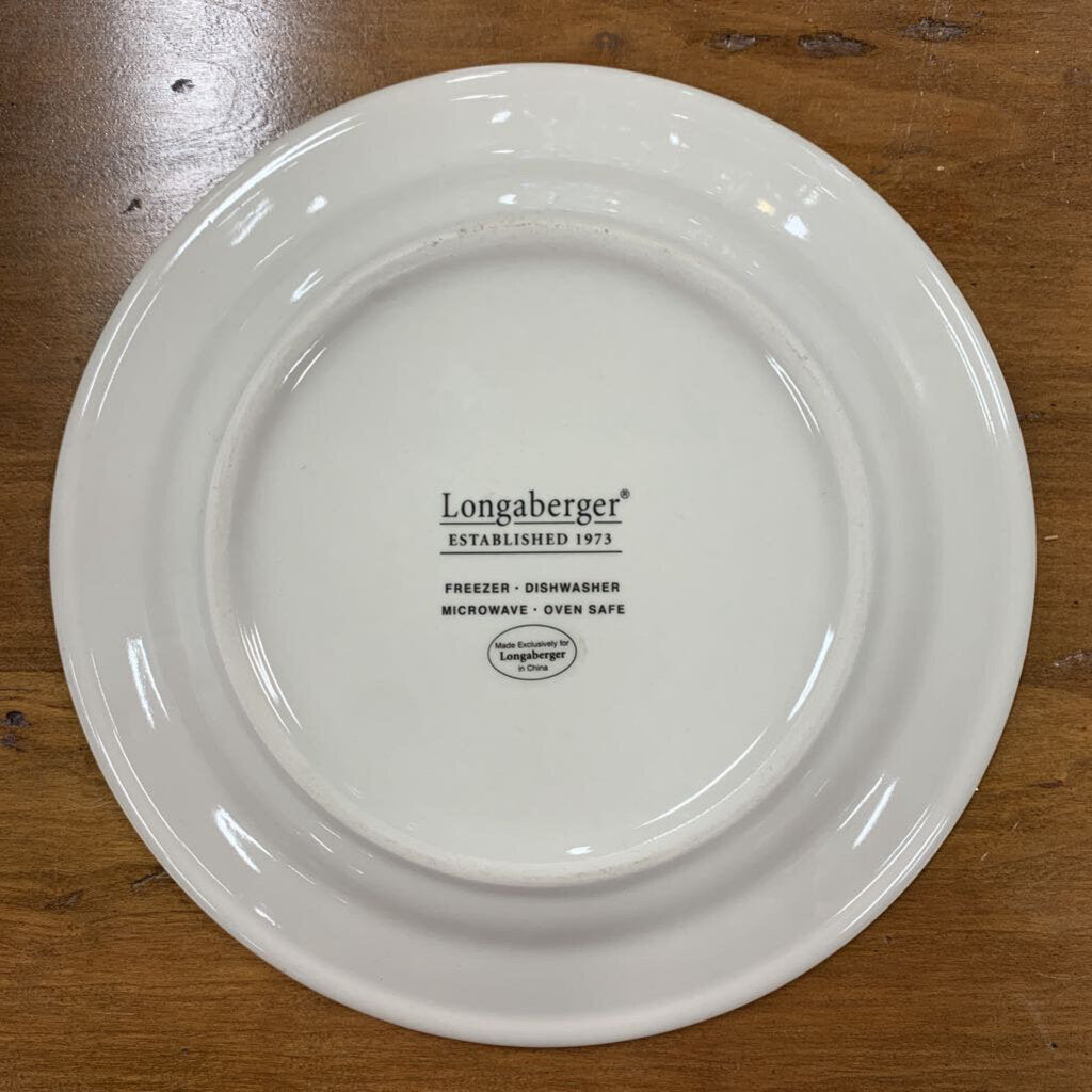 Longaberger Holiday Snack Plates