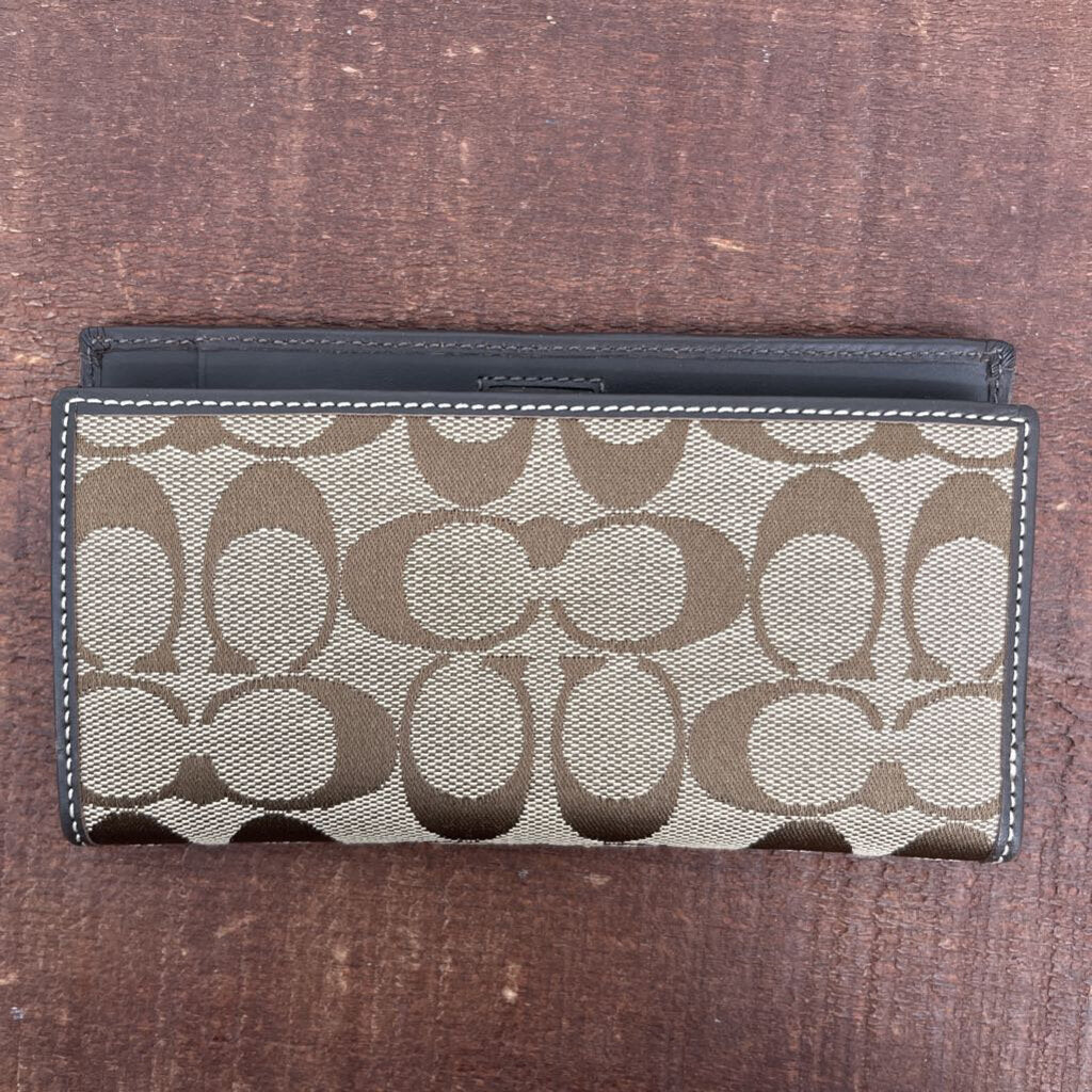 Coach Checkbook Cover