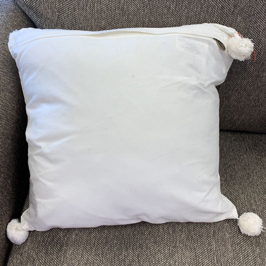 Beaded Snowflake Pillow