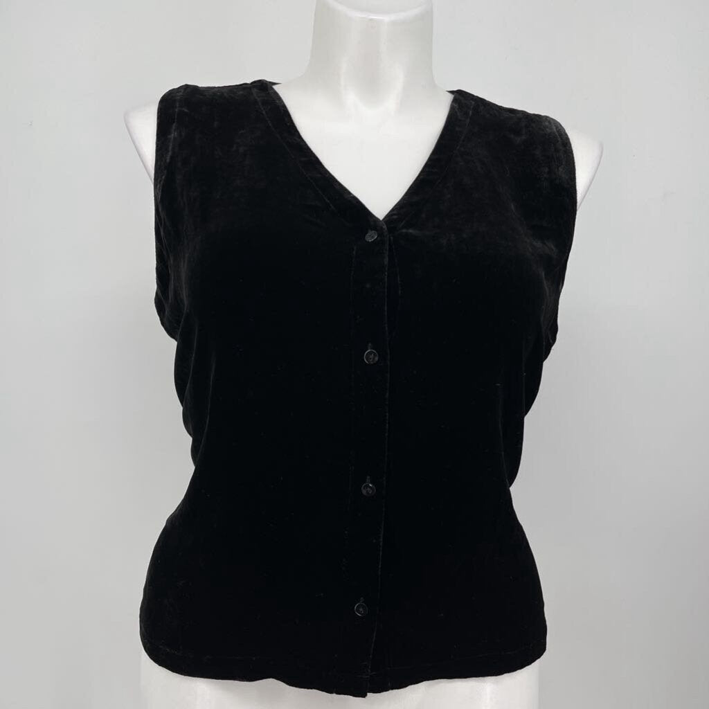 Eileen Fisher Sleeveless Velvet Shirt