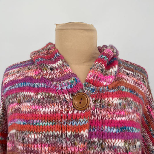 Free People Long Hooded Cardigan