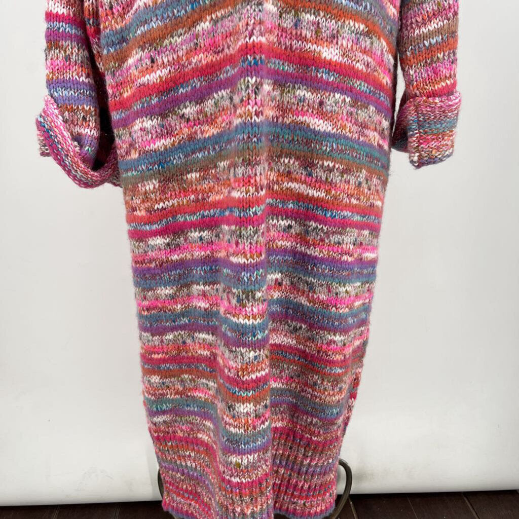 Free People Long Hooded Cardigan