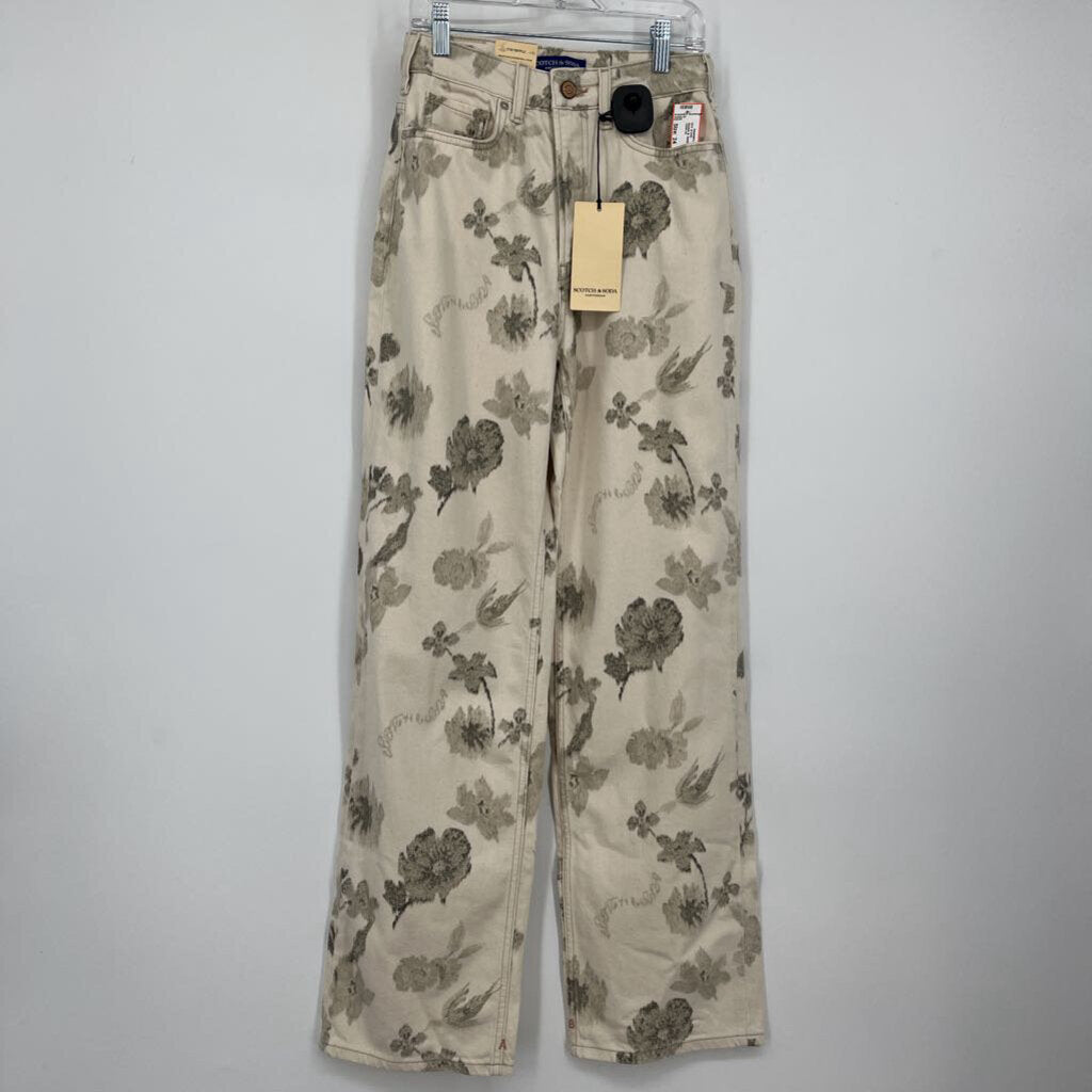 Scotch & Soda Floral Jeans