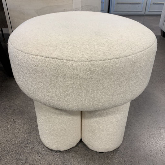 Boucle Upholstered Stool