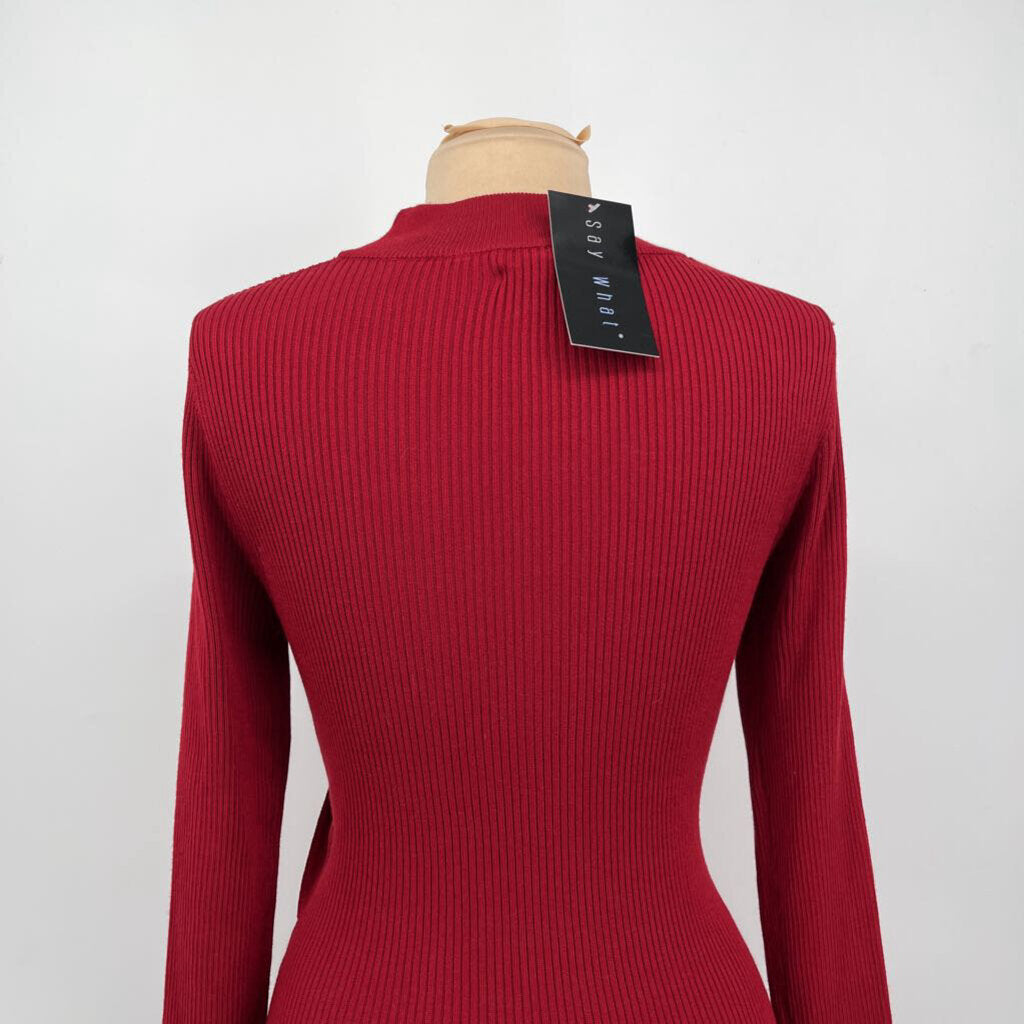 Say What L/s Knit Dress