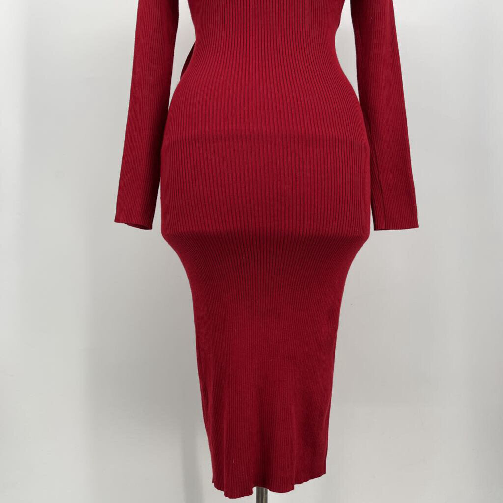 Say What L/s Knit Dress