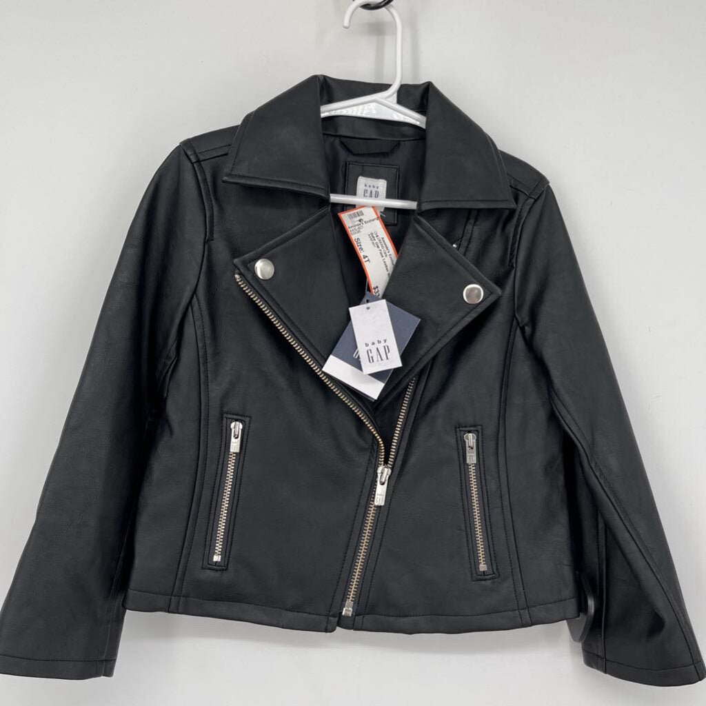 Baby Gap Faux Leather Bomber