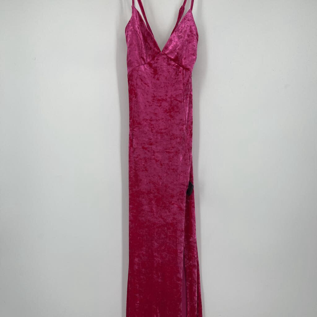Lulu's Slvls Velour Dress