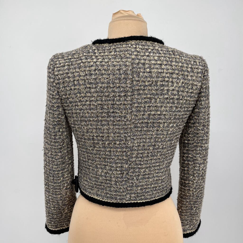 J Crew OPen Tweed Blazer
