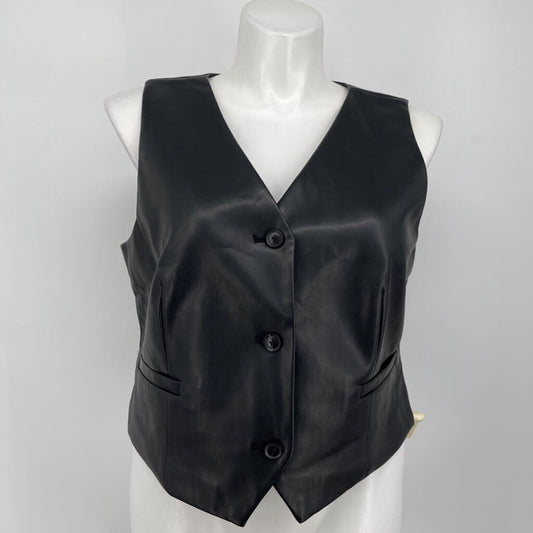 Loft Faux Leather Vest