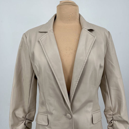 Fate faux leather Blazer