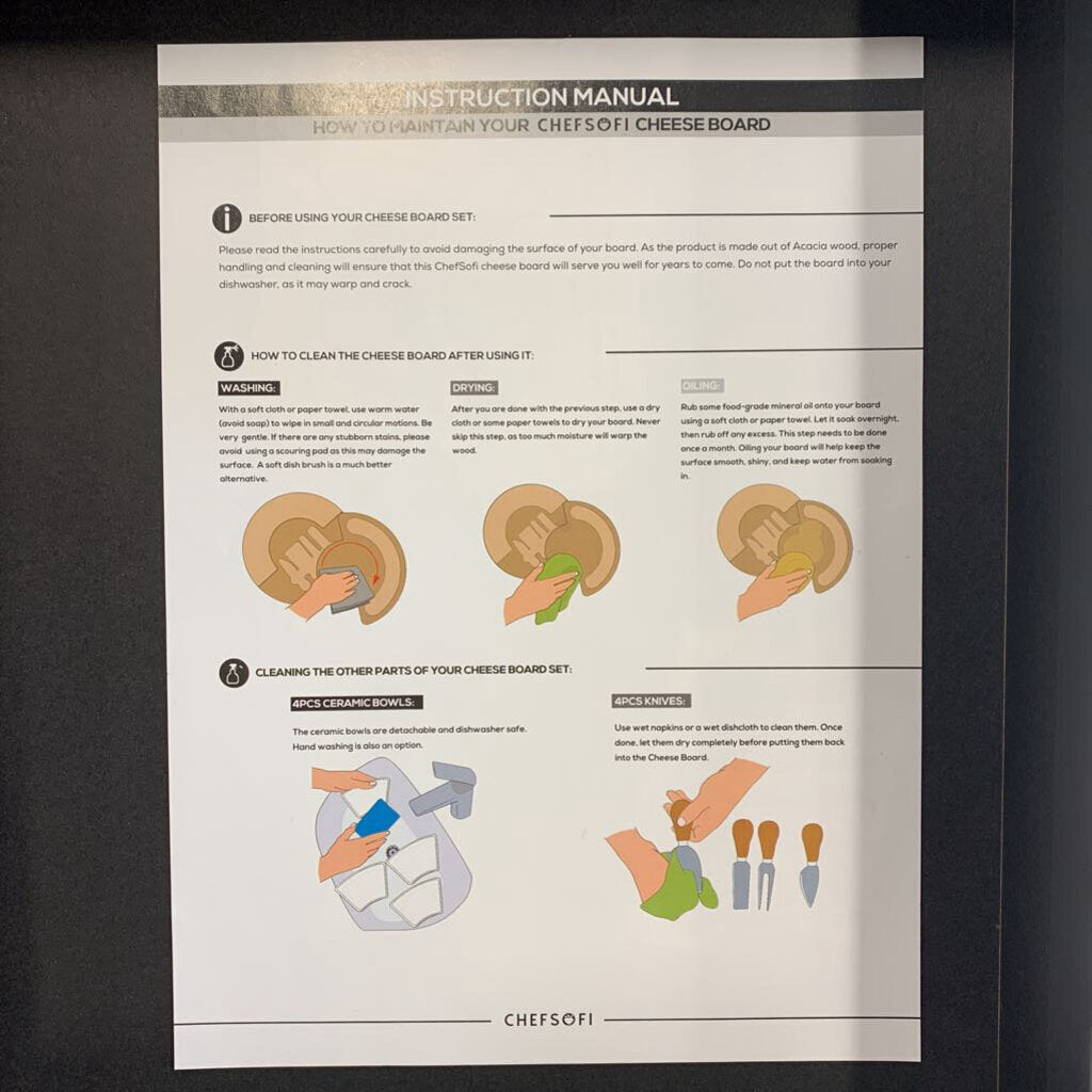 Chefs Fi Cheese Board