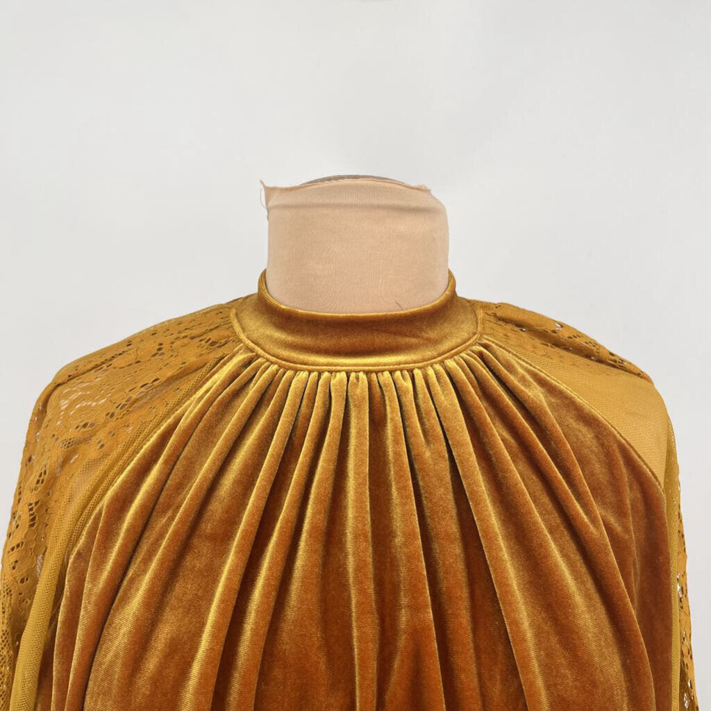 Free People L/s Velvet Shirt