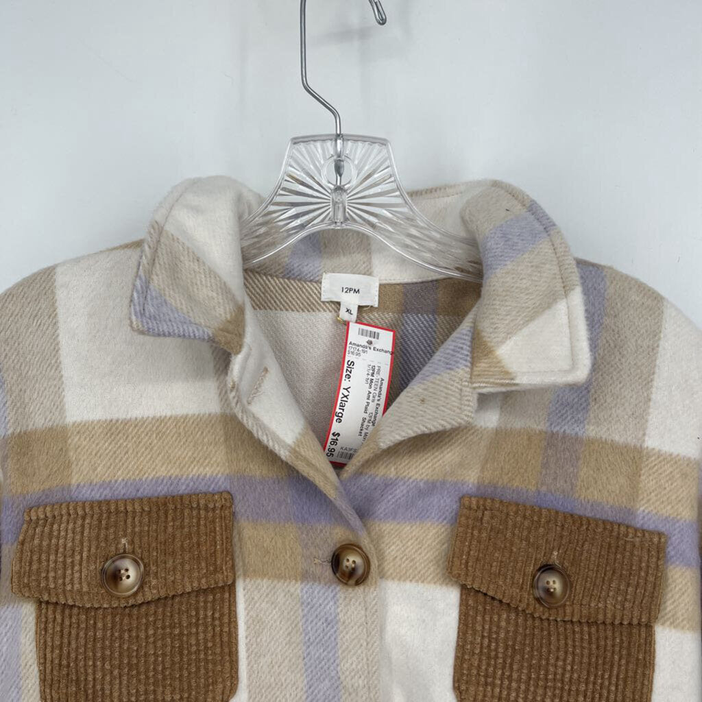 12PM Mon Ami Plaid Shacket