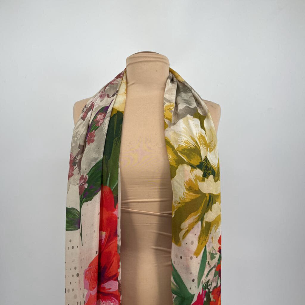 Turk & Turk Floral Scarf