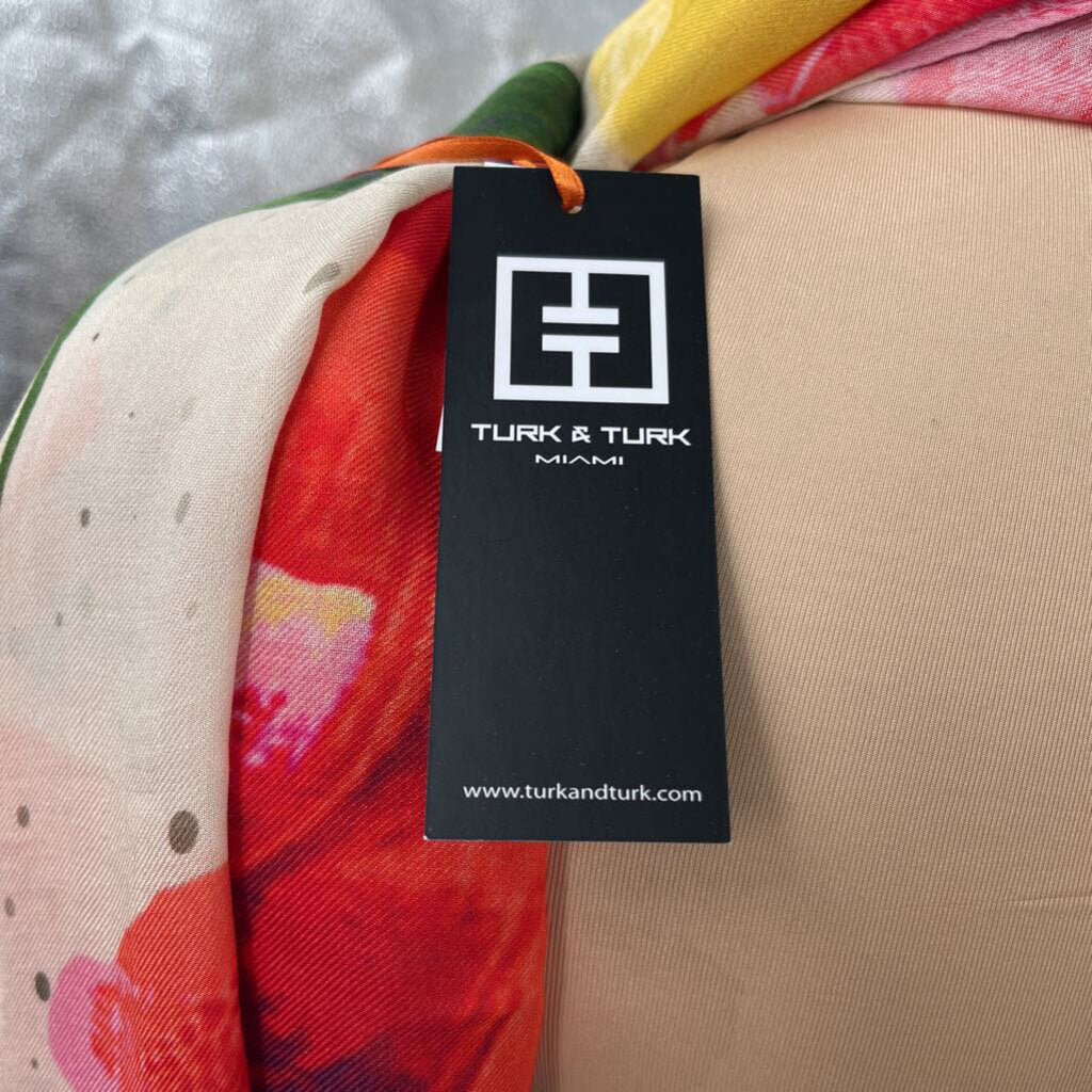 Turk & Turk Floral Scarf