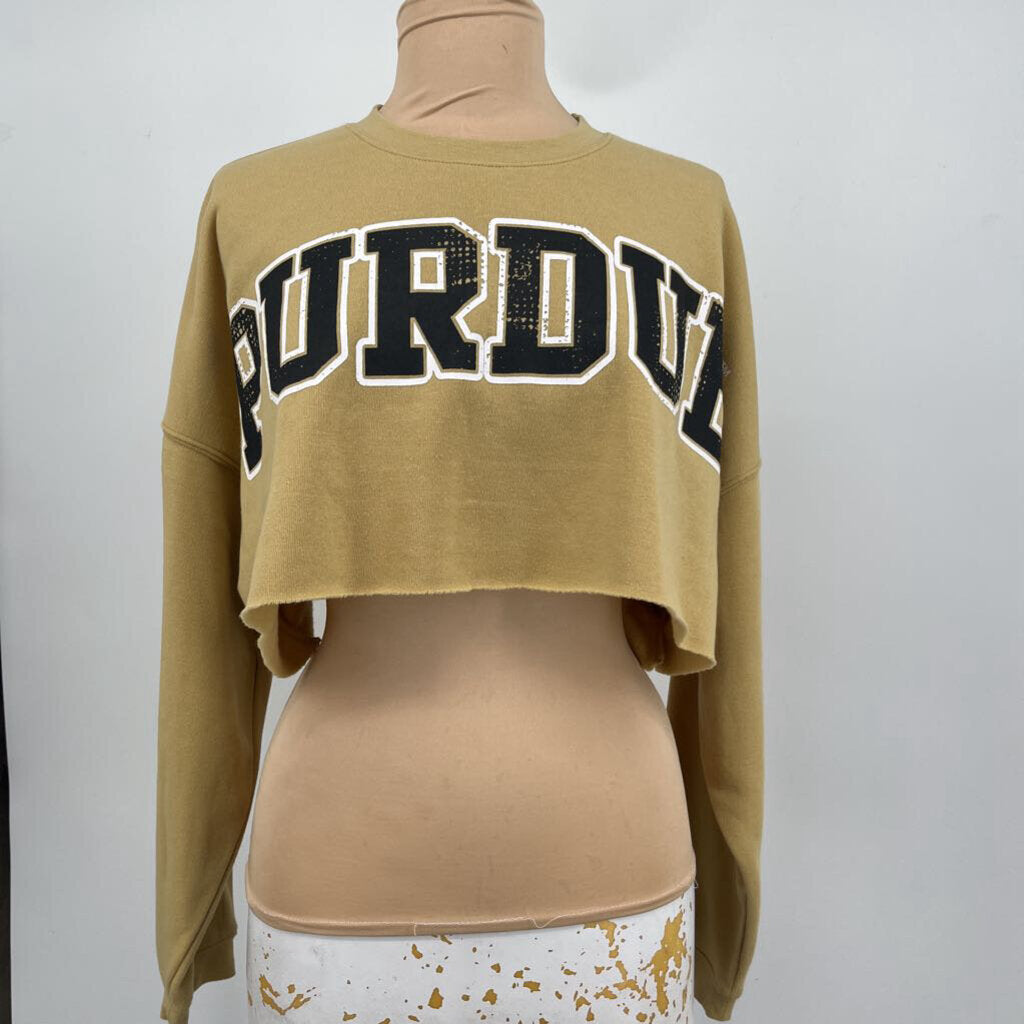 Zoozatz Purdue Cropped Sweatshirt