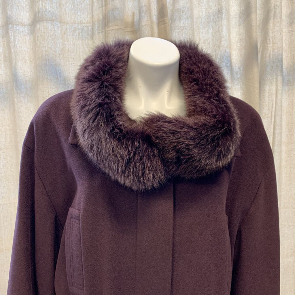 Escada Fur Collar Coat