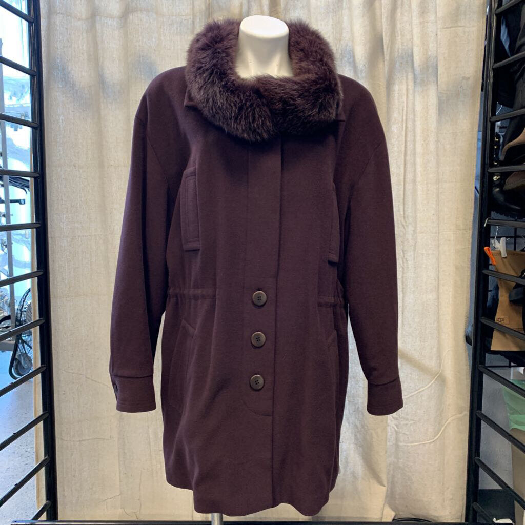 Escada Fur Collar Coat