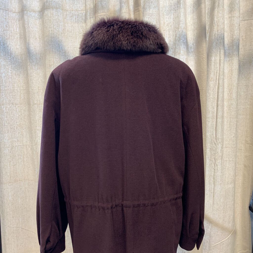 Escada Fur Collar Coat