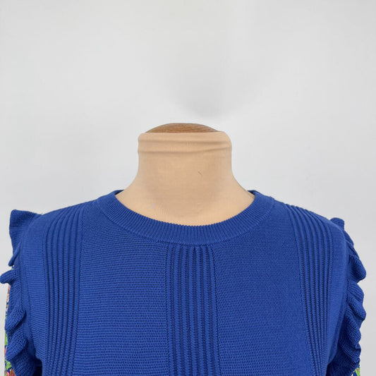 Current Air L/Floral Slv Sweater