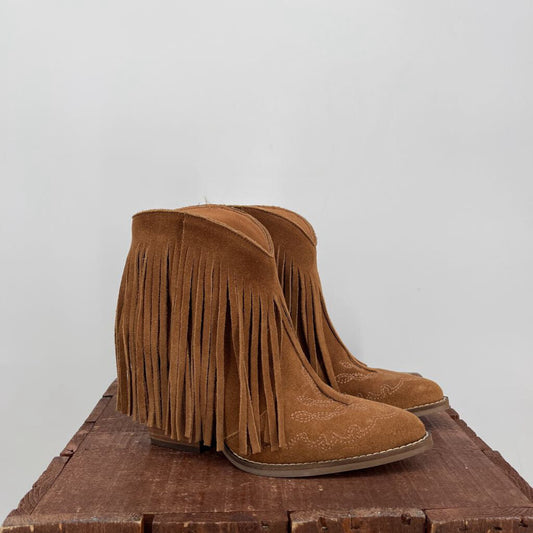 Dingo Fringed Suede Bootie