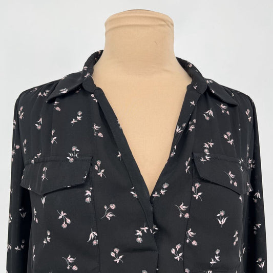 Ann Taylor L/s Floral Shirt