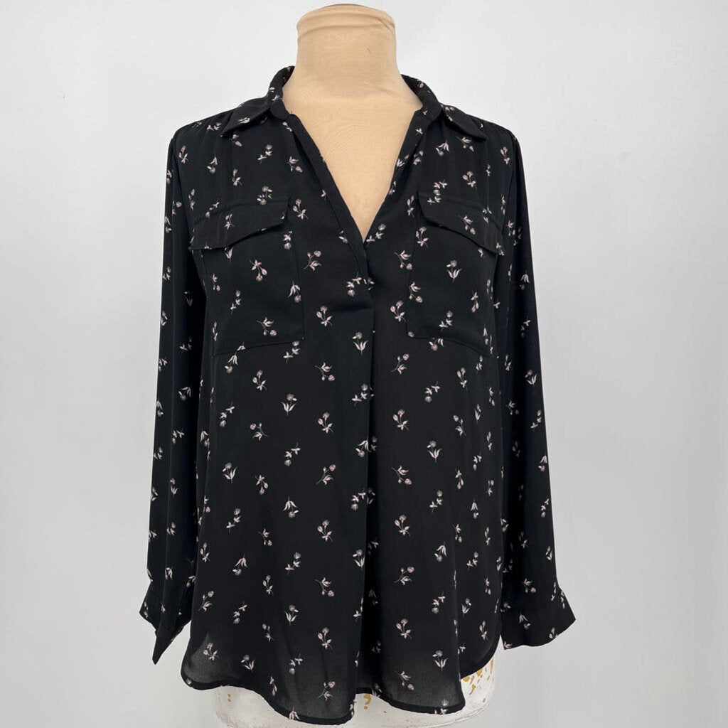 Ann Taylor L/s Floral Shirt
