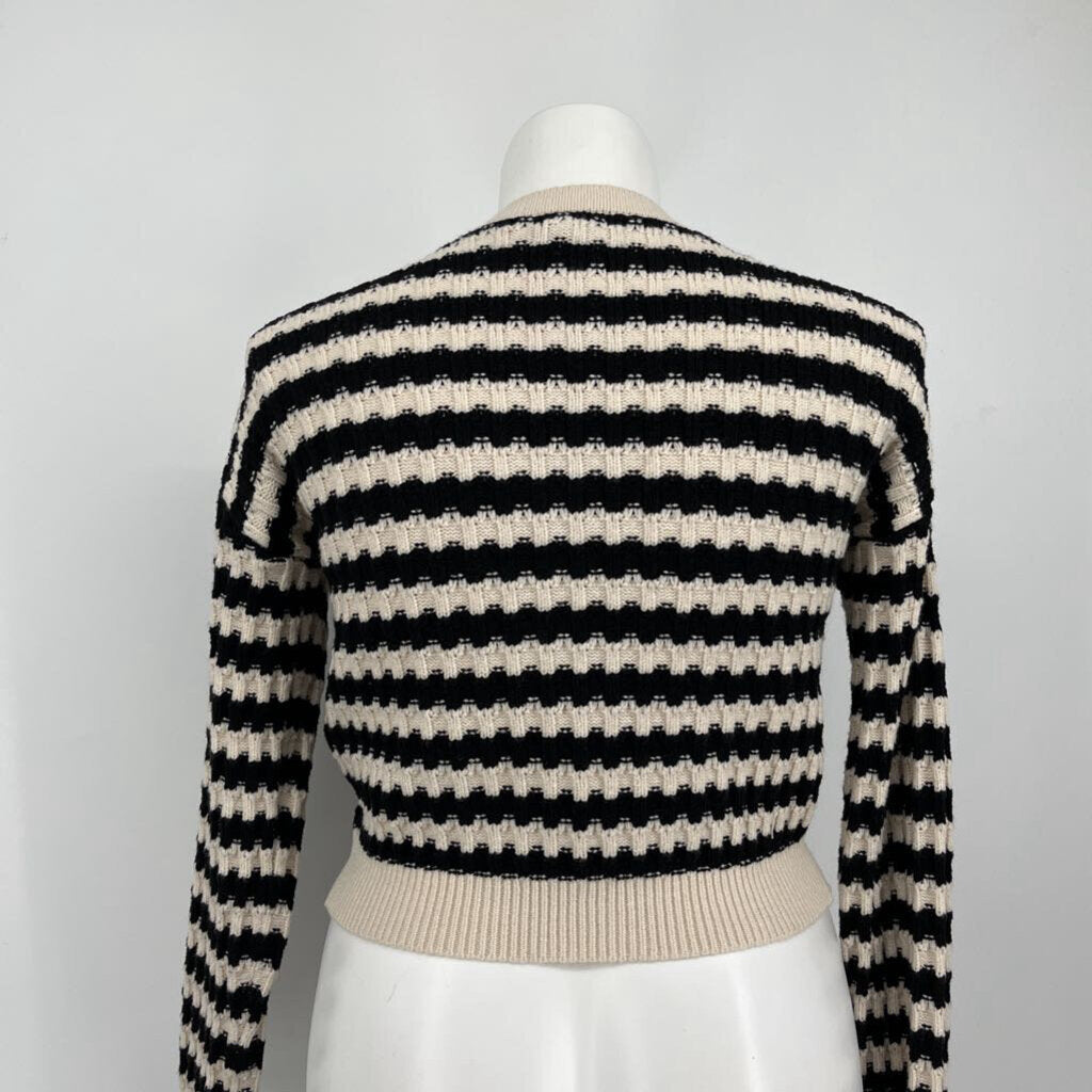 Blu Pepper Stripe Cardigan