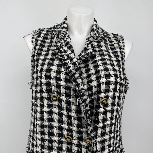 Adrianna Papell tweed slvls Vest