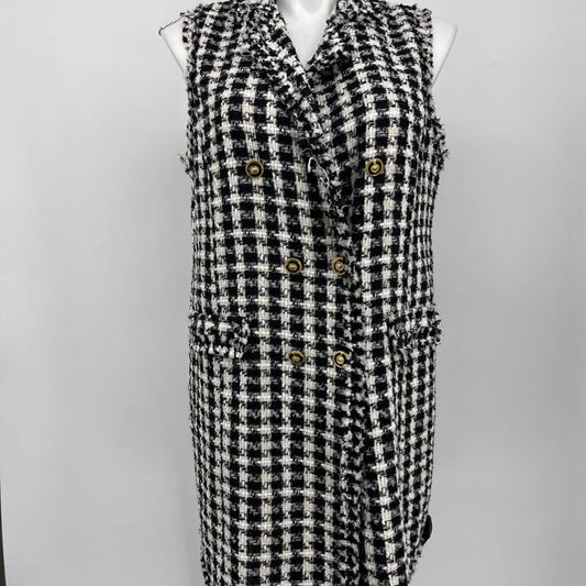 Adrianna Papell tweed slvls Vest