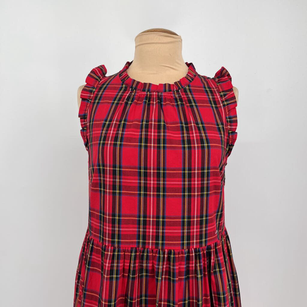 J. Crew Sleeveless Plaid Dress