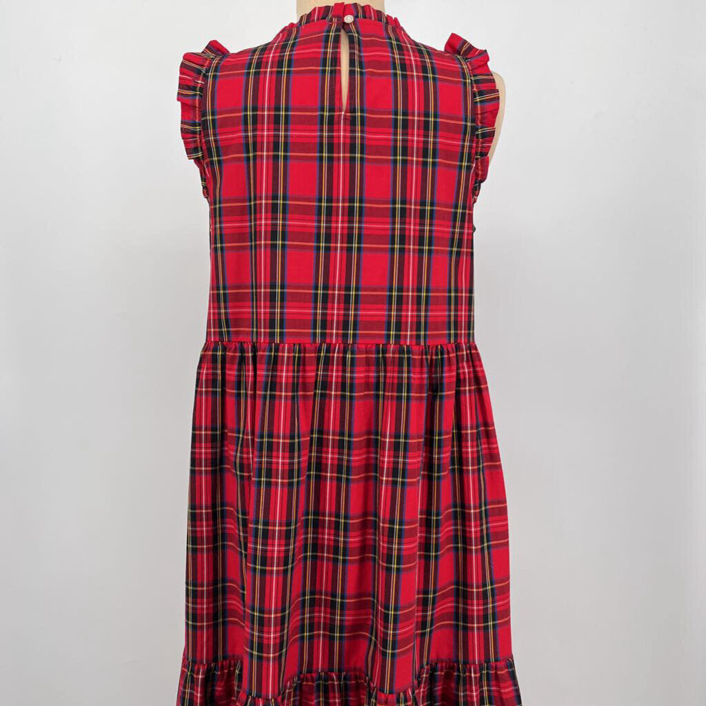 J. Crew Sleeveless Plaid Dress