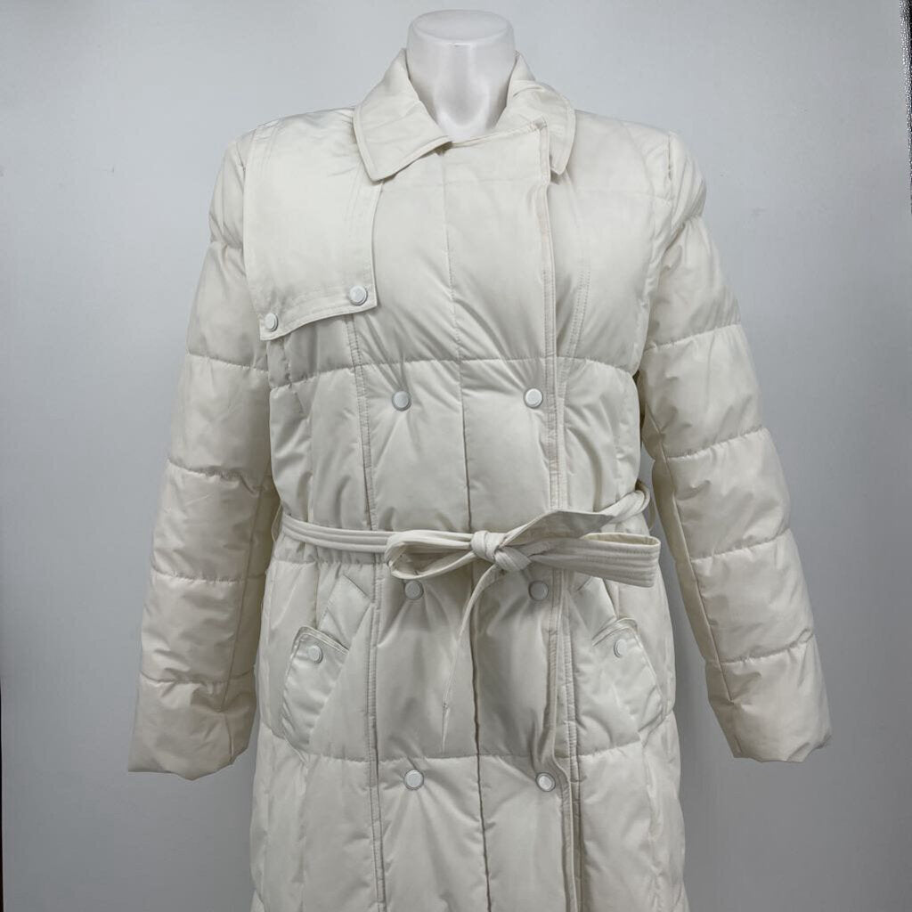 Ellen Tracy Belted Pillow Coat