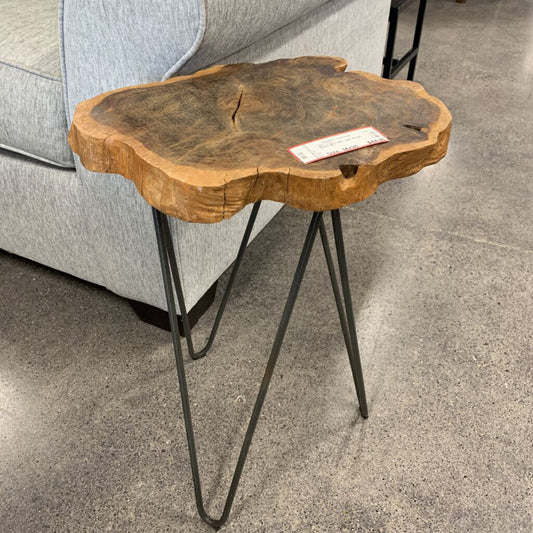 Wood Slice Side Table