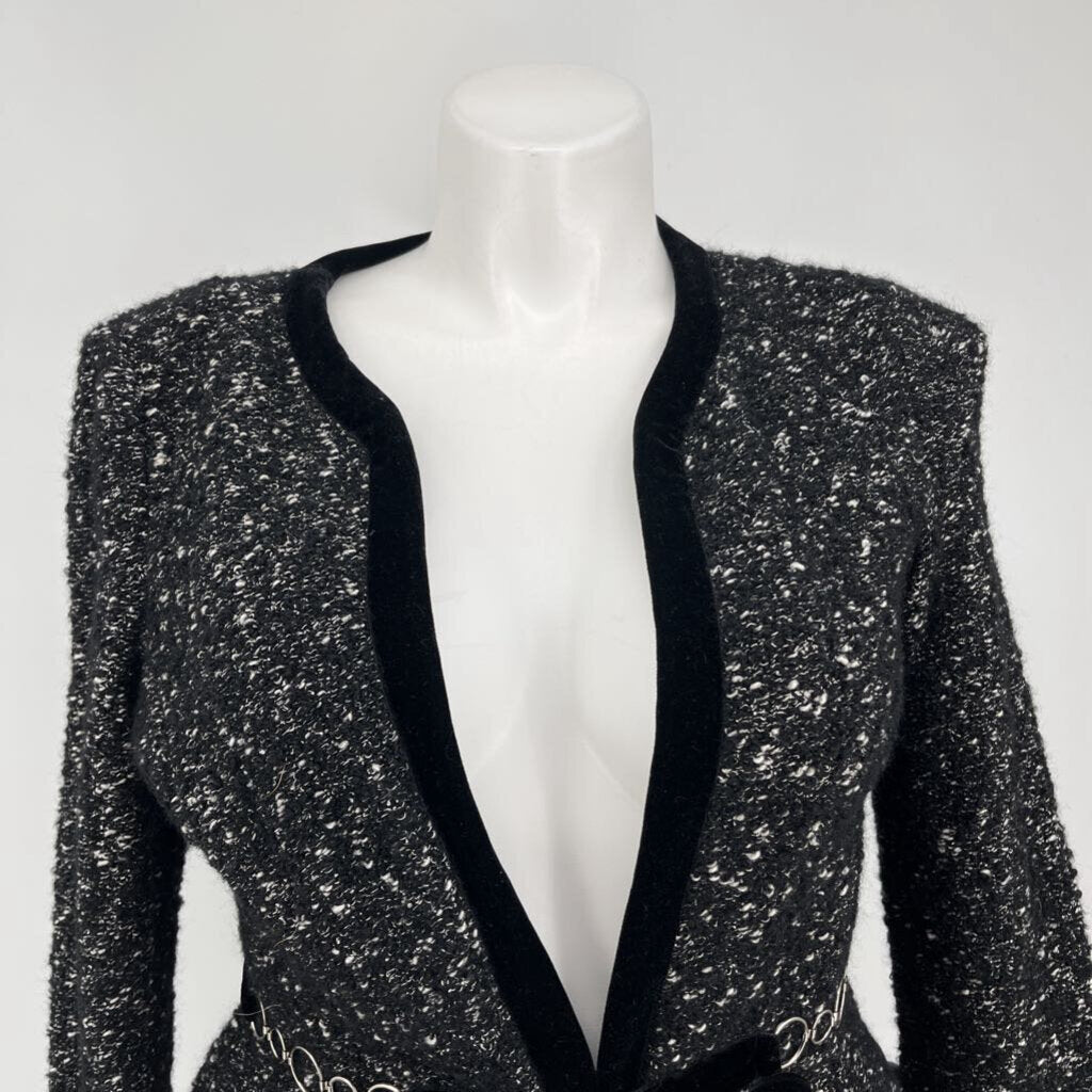 Classiques Velvet Trim Knit jacket