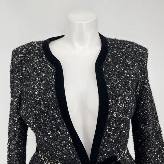 Classiques Velvet Trim Knit jacket