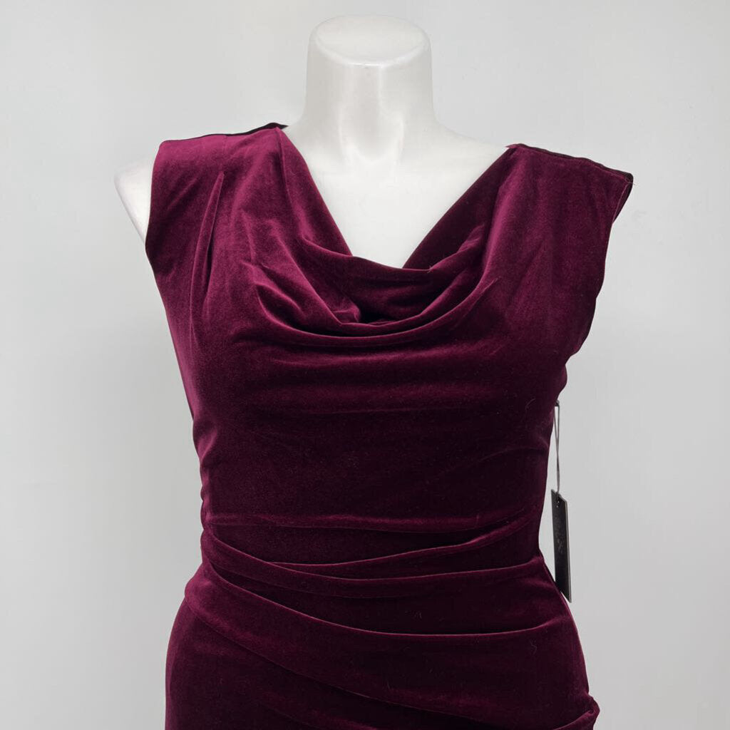 Vince Camuto Slvls Velour Dress