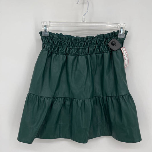 Anthropologie Faux Leather Skirt